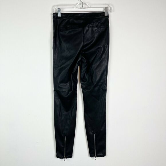 BlankNYC NWOT Women's The Bond Faux Leather Mid-Rise Vegan Pants Size 25 - Picture 3 of 6